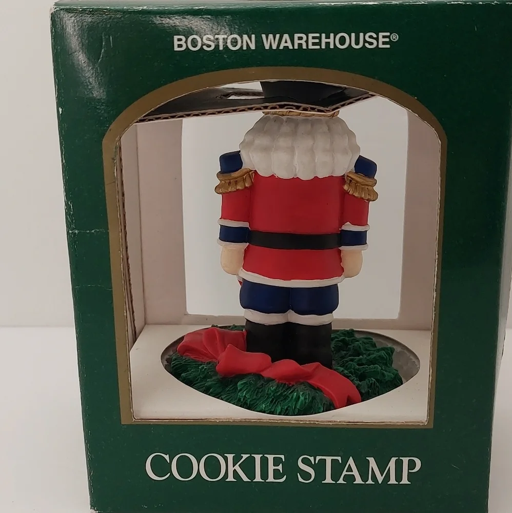 Boston Warehouse Nutcracker Cookie Stamp Home for the Holidays 1997 Christmas